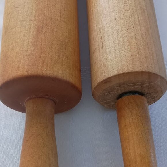 Two Vintage Wooden Rolling Pins - Picture 7 of 8